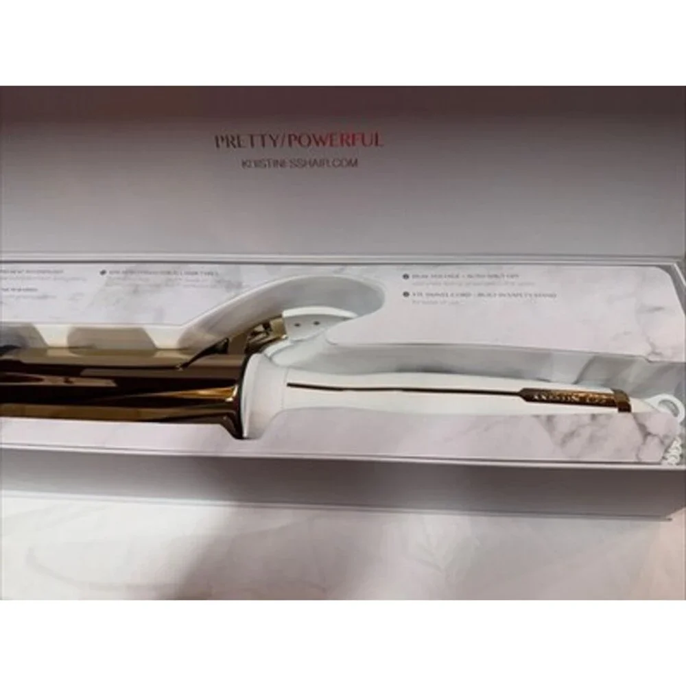 Kristin Ess Titanium Curling Iron Barrel Blowout Waves 425°F Digital Display 2